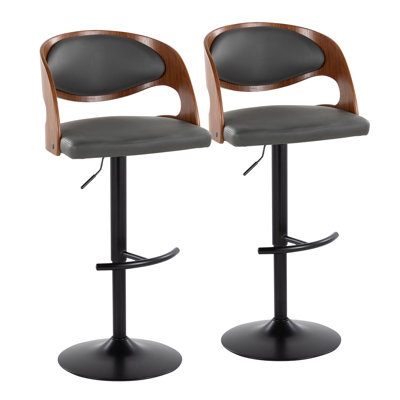 Tabouret pivotant à hauteur réglable Lakyia