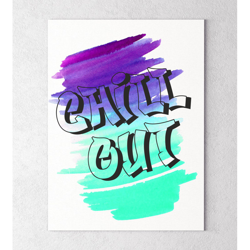 Chill Out - Print on Metal