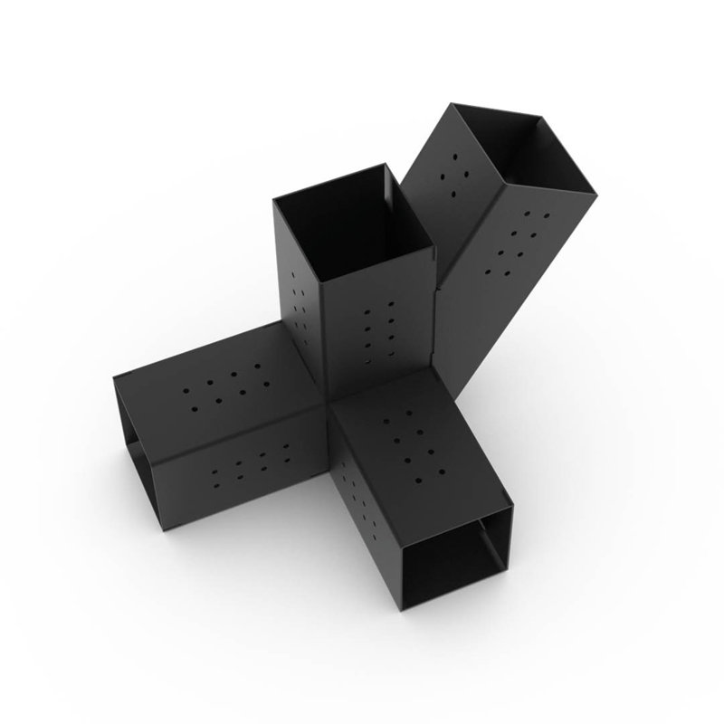 Toja Post Risers Toja Grid Toja Trio 30 Left For 6X6 Wood Posts | 1 Pack - Wayfair Canada