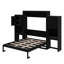 Grand lit escamotable avec bureau, coiffeuse et armoires-843645778