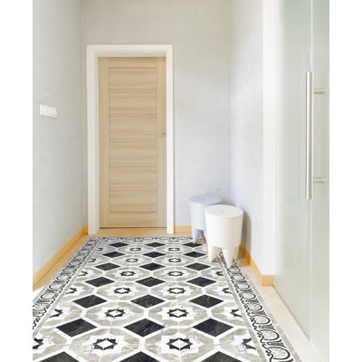 Jodie Geometric Non-Skid Kitchen Mat