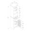 Armoire à linge Brandon l 13,4 po x H 64,2 po x P 11,8 po