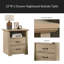 Table de chevet 2 tiroirs 22 po-962014781