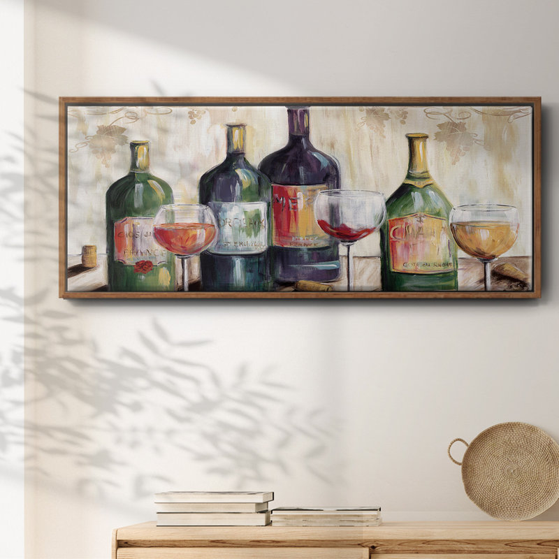 The Dinner Party- Framed Canvas, 20" H x 50" W