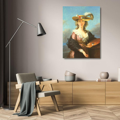 Autoportrait au chapeau de paille