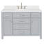 Meuble-lavabo simple avec plateau en quartz Macnair-554275408-600916788