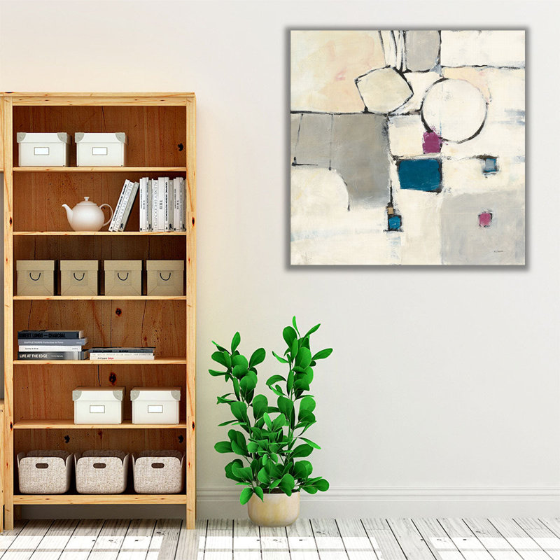 «White Out I», reproduction d'art sur toile, H 12 po x l 12 po