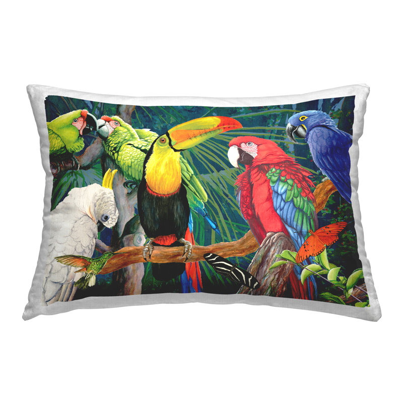 Coussin Rainforest Birds