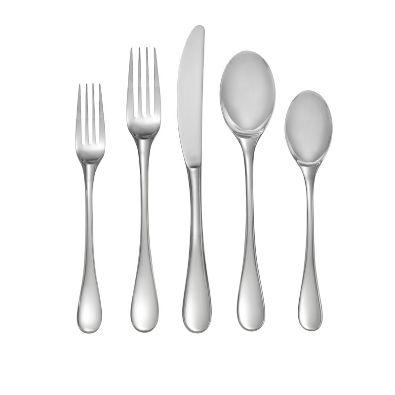Skye 5 - Piece Stainless Steel Flatware Set - Service for 1