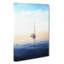 Lone Sailboat In Abstract - Wrapped Canvas-55312461