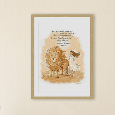 'Courageous' by Phyllis Harris Framed Print