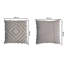 Grey Square Throw Cushion