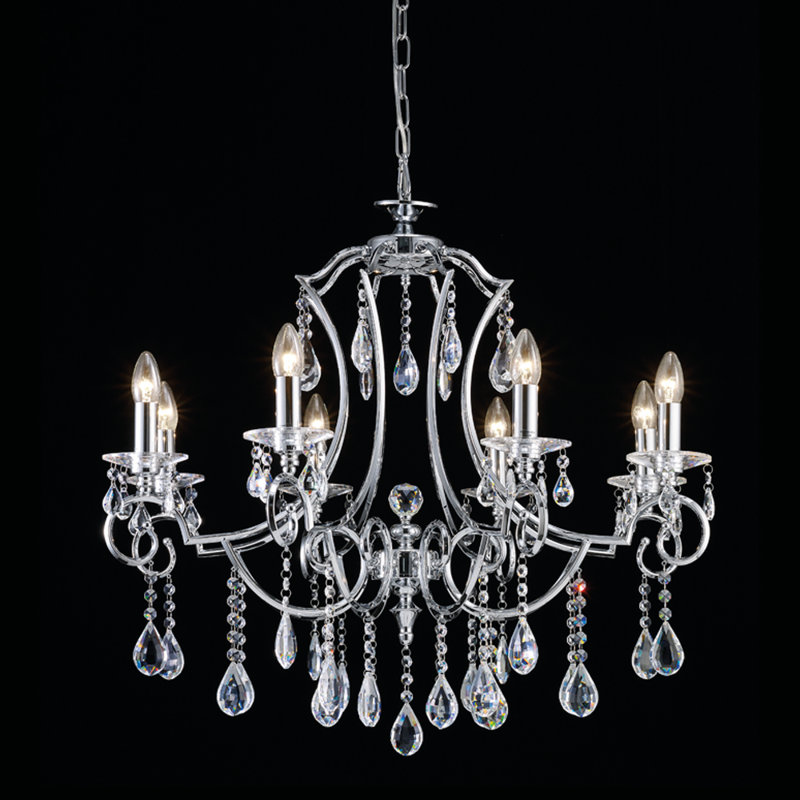 Watterson 8 - Light Candle Style Chandelier