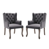 Realm Armchair Performance Velvet Set Of 2