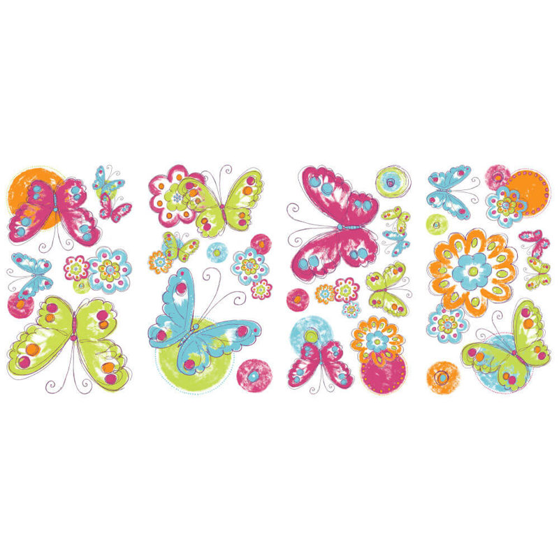 Insects Non-Wall Damaging Wall Decal