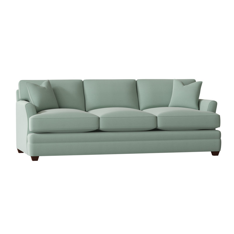 Harriss Upholstered 91'' Sofa, Bayou Spray Canvas