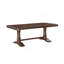 Table de salle à manger traditionnelle 5 pièces avec rallonge et 4 chaises d'appoint