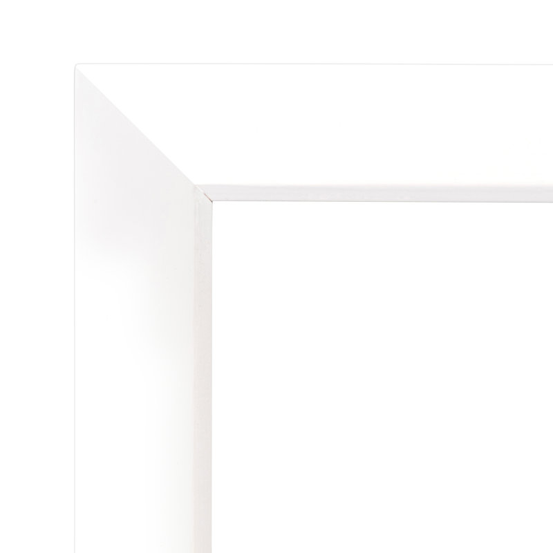 Cadre photo simple 8 x 10 po Hasson, Blanc, 8 po x 10 po