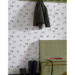 Joules Sketchy Dogs Crème Wallpaper