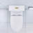 Elongated One Piece Toilet White