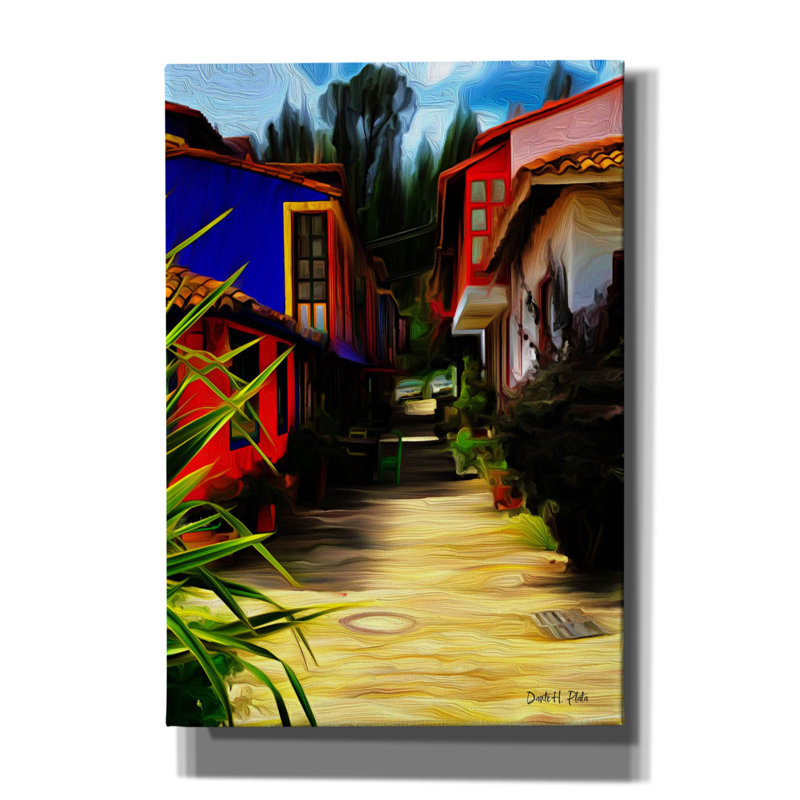 Art mural épique Graffiti «Colombiano» par Dante Plata, 18 po x 26 po, H 26 po x l 18 po