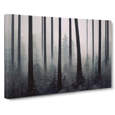 Innovative Winter Forest - Wrapped Canvas