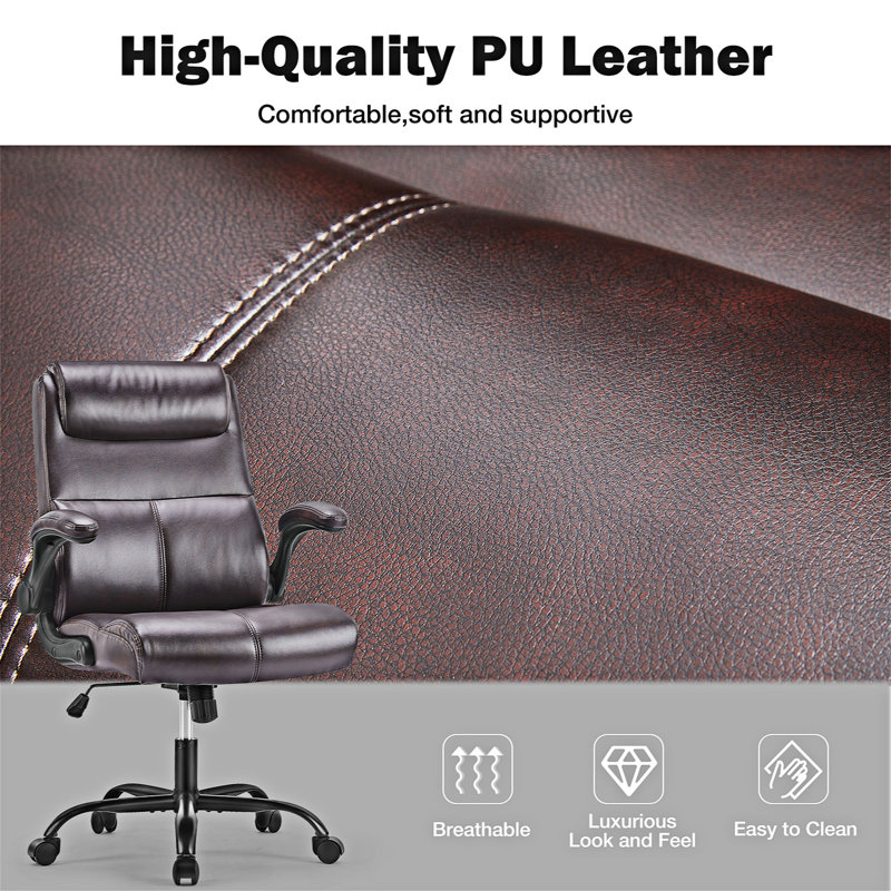 Fauteuil de direction Colleene, Brun