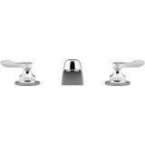 Triton Bowe 1.0 GPM Widespread Bathroom Sink Faucet with Laminar Flow and Lever Handles, Drain Not Included