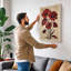 Deep Crimson Botanicals Botanical - Wrapped Canvas-1190897853-1190897851