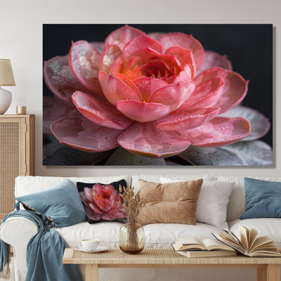 Reproduction d'art mural succulente monochrome II