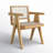 Alandra Solid Wood Outdoor Dining Armchair