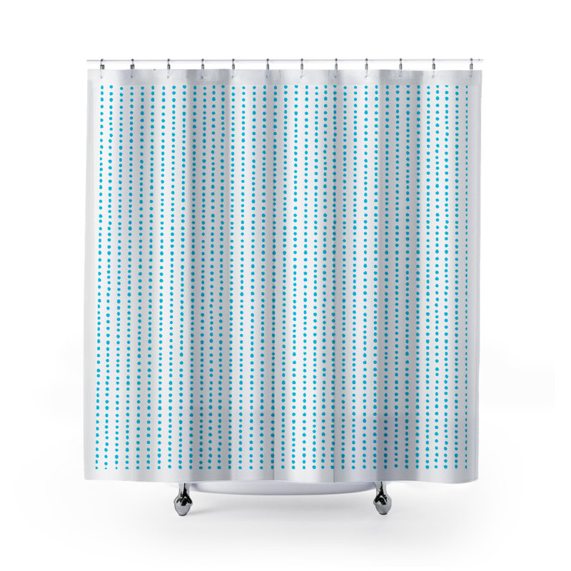 Rideau de douche Thora, Turquoise