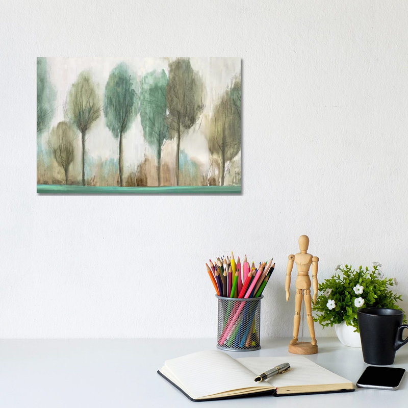 Tall Trees by Allison Pearce - Wrapped Canvas Painting, 20.32 cm H x 30.48 cm W