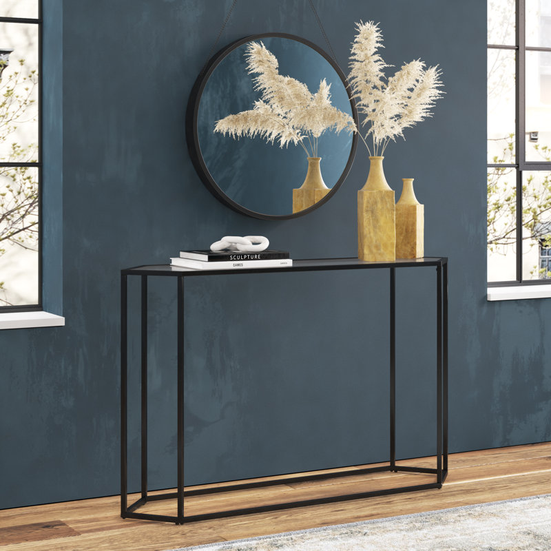 Beck 48'' Console Table, Blackened Bronze