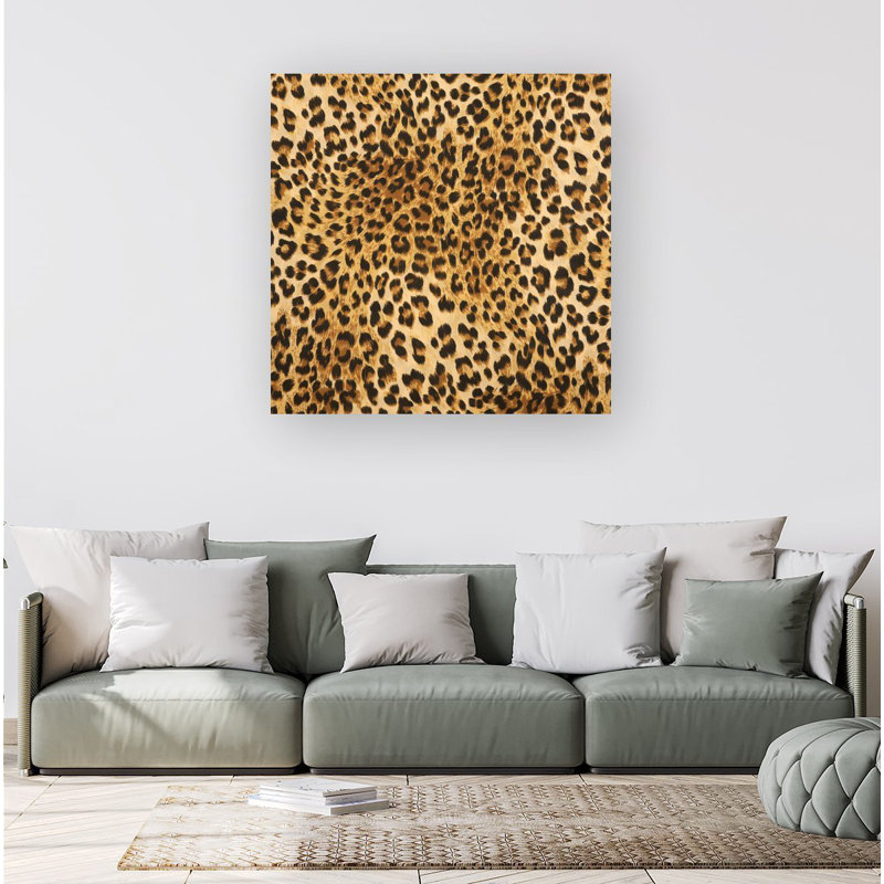 Wild Animal Pattern - Wrapped Canvas Print