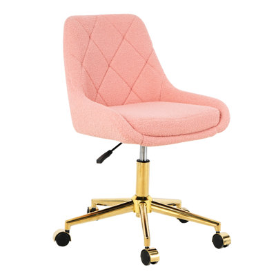 Modern Pink Velvet Fabric Dining Chair, Lift Function, Ergonomic Seat, Space Saving, 500lb Static Tolerance Chair In Fleece, Tone, Adjustable, Soft Efficient, 500lbs Resistance