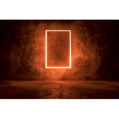 Illuminated Frame 1 Piece Wrapped Canvas Wall Art