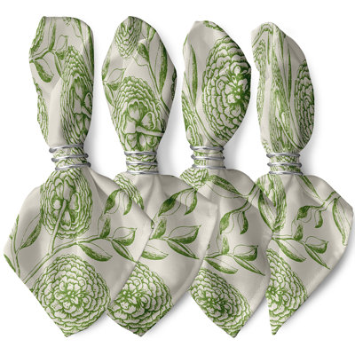 Claridy Antique Flowers Napkins