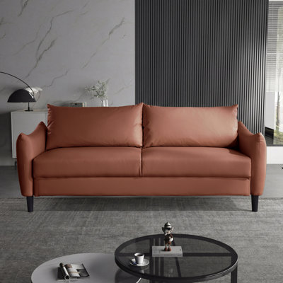 Delana 81'' faux Leather Sofa
