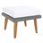 Myanni 6 - Person Acacia Plastic and Solid Wood Patio Dining Set Rectangular Table with Cushions Included