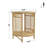 Round Side Table Small End Table With 2 Storage Space