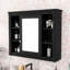 Armoire à pharmacie murale avec miroir et tablettes de rangement Yolandia-421159883