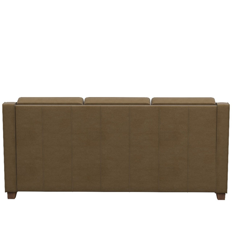Kelce 84" Wide Reclining Rush Toffee Sofa