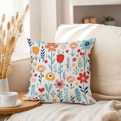 Floral Pillow Cover