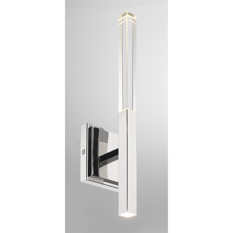 Meuble-lavabo 2 lumières Benicio, Nickel poli