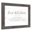 " Our Kitchen " Textual Art Print