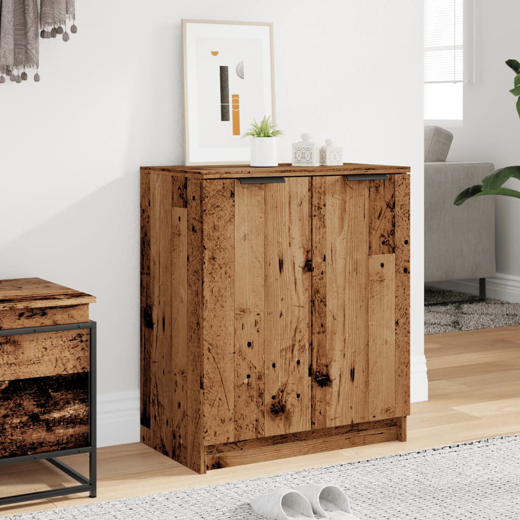 Shoe Cabinet Engineered Wood Hall Shoe Holder Cupboard Organiser Shelf