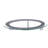 Chrome Round Glass Top End Table