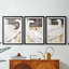ANIMALS Series CECLxxxxi - Impression encadrée sur mesure de qualité supérieure - 3 pièces-694809383