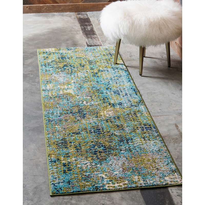 Patrocinia Abstract Indoor Rug, Runner 2'7" x 10'